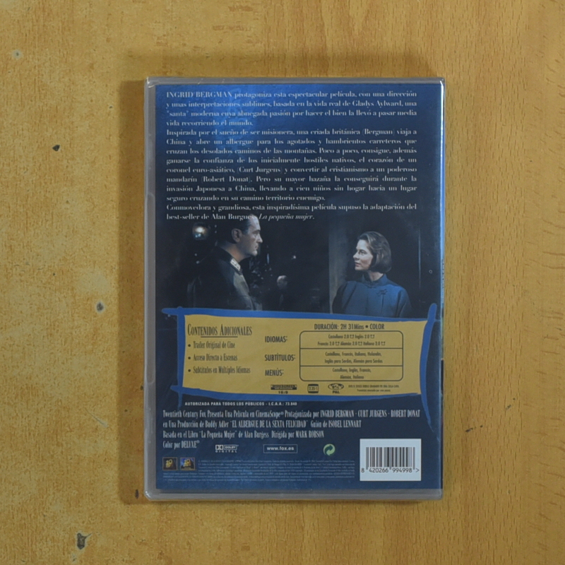 EL ALBERGUE DE LA SEXTA FELICIDAD - DVD
