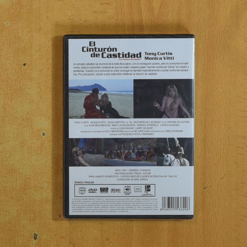 EL CINTURON DE CASTIDAD - DVD