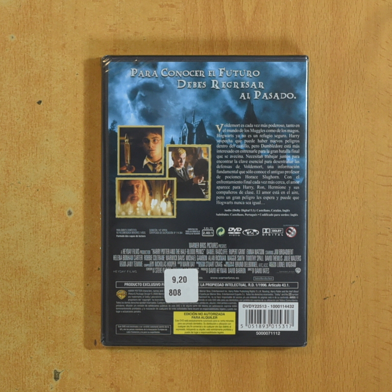 HARRY POTTER Y EL MISTERIO DEL PRINCIPE - DVD