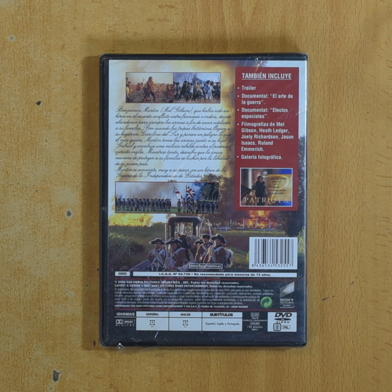 EL PATRIOTA - DVD