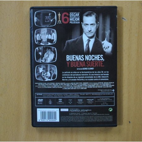 BUENAS NOCHES Y BUENA SUERTE - DVD