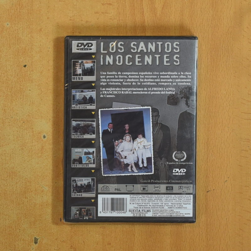 LOS SANTOS INOCENTES - DVD