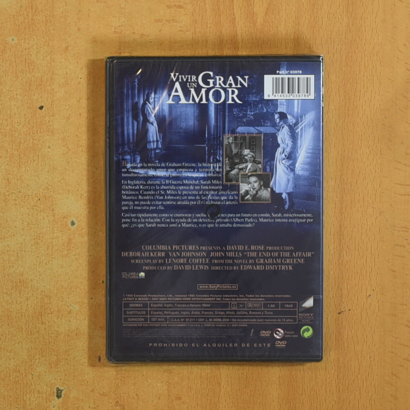 VIVIR UN GRAN AMOR - DVD