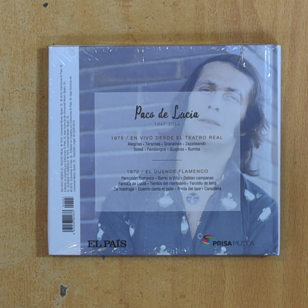 PACO DE LUCIA - EN VIVO DESDE EL TEATRO REAL - CD