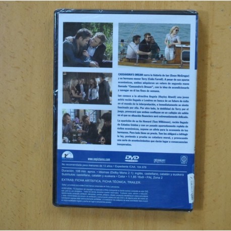 CASSANDRAS DREAM - DVD