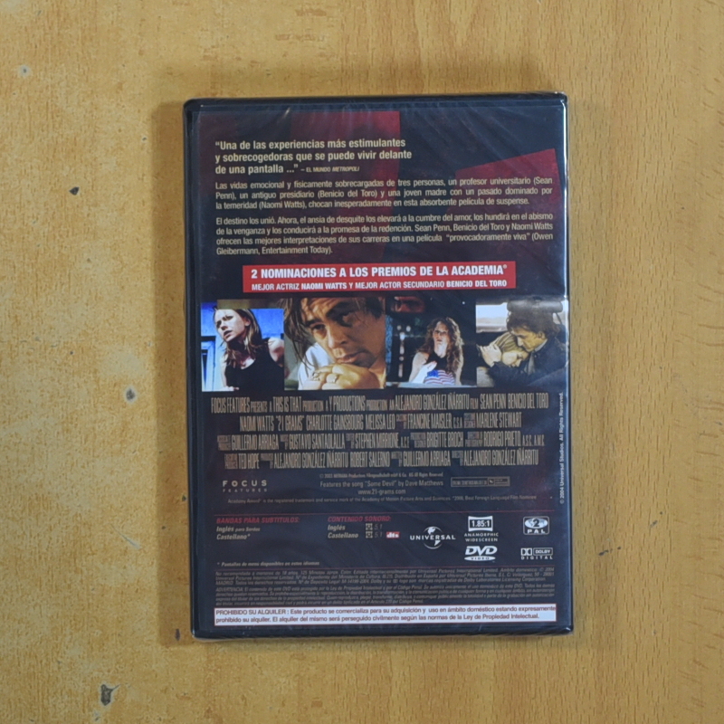 21 GRAMOS - DVD