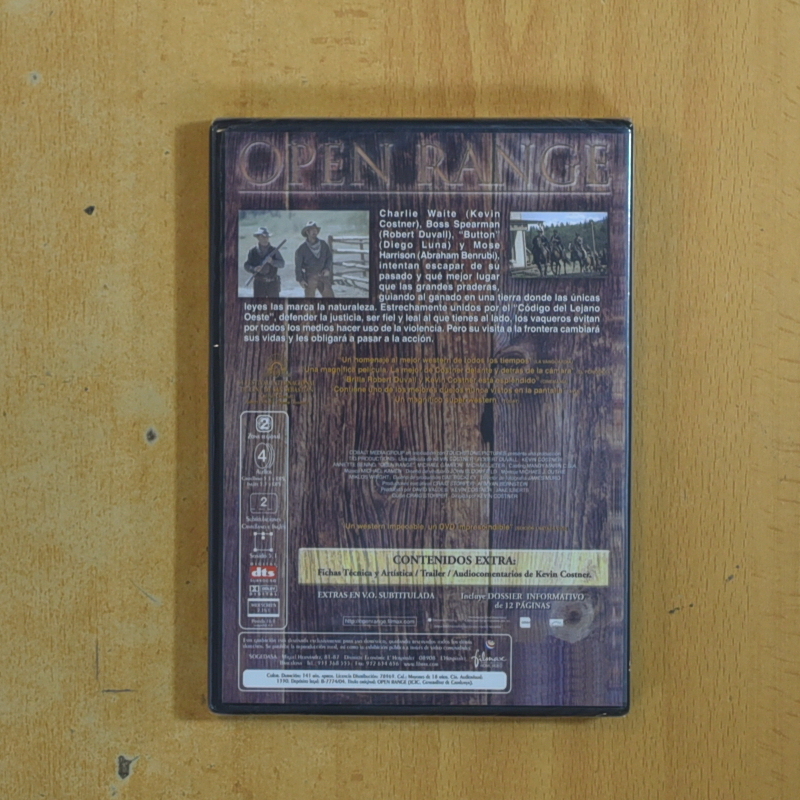 OPEN RANGE - DVD