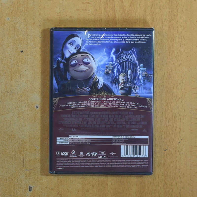 LA FAMILIA ADAMS - DVD