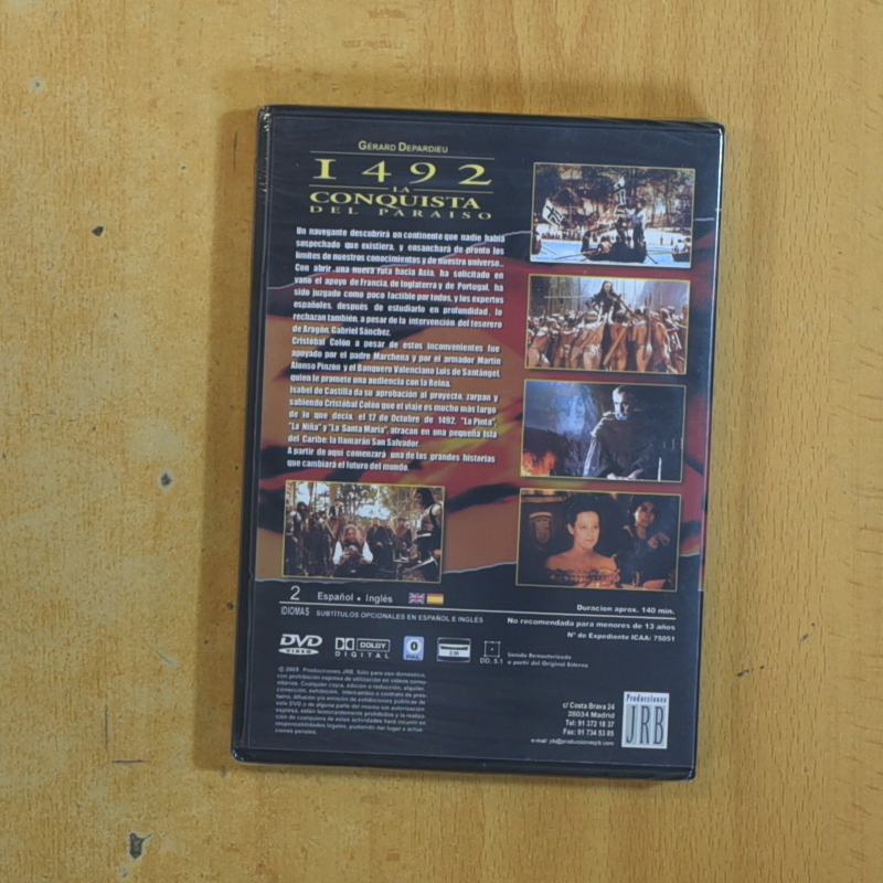 1492 LA CONQUISTA DEL PARAISO - DVD