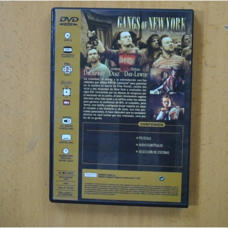 GANGS OF NEW YORK - DVD
