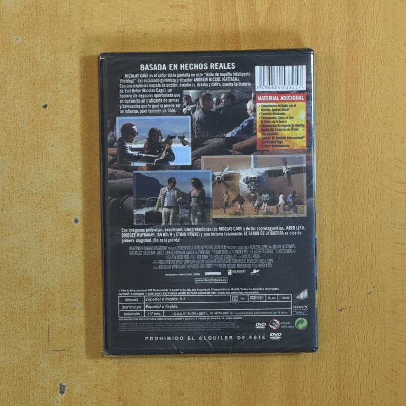 EL SEÑOR DE LA GUERRA - DVD