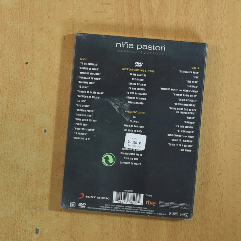 NIÑA PASTORI CAPRICHOS DE MUJER - DVD