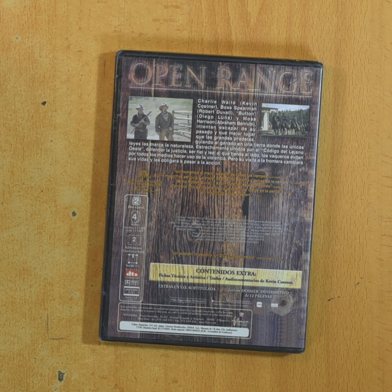 OPEN RANGE - DVD