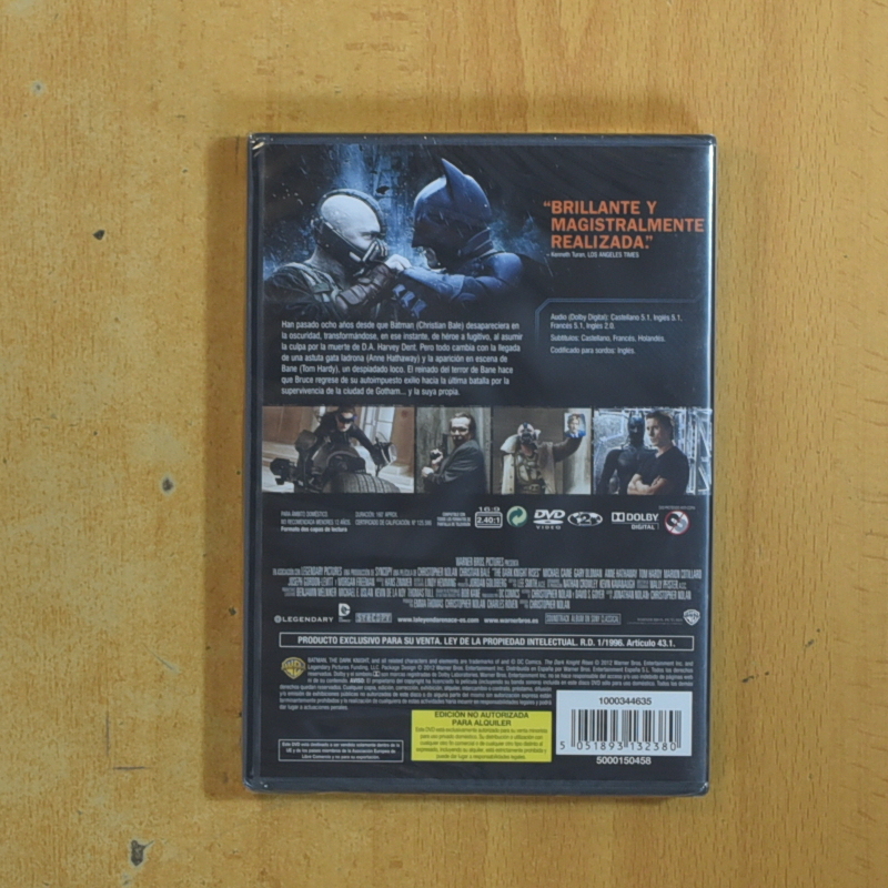 EL CABALLERO OSCURO - DVD