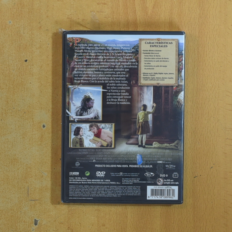 LAS CRONICAS DE NARNIA EL LEON LA BRUJA Y EL ARMARIO - DVD
