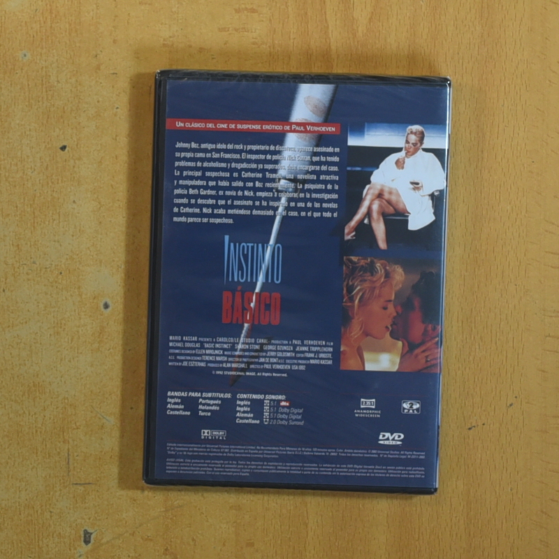 INSTINTO BASICO - DVD