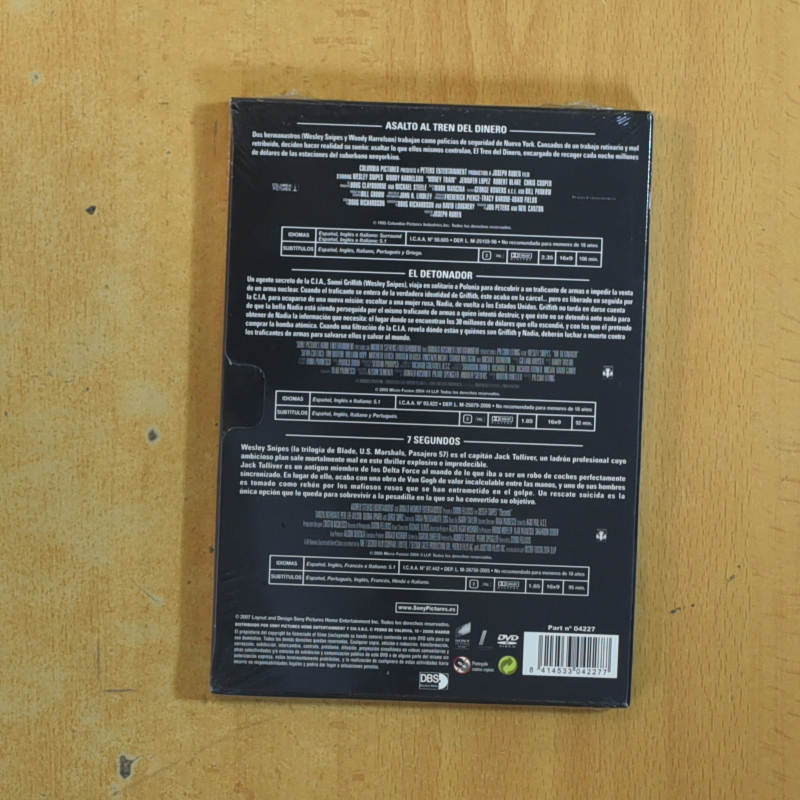 ASALTO AL TREN DEL DINERO / EL DETONADOR / 7 SEGUNDOS - DVD