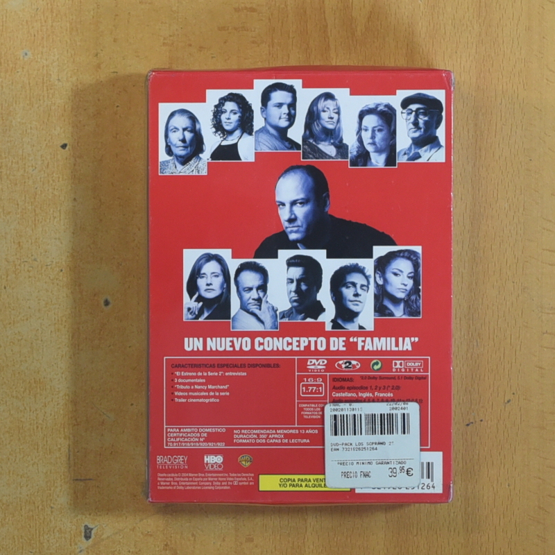 LOS SOPRANO - SEGUNDA TEMPORADA - DVD