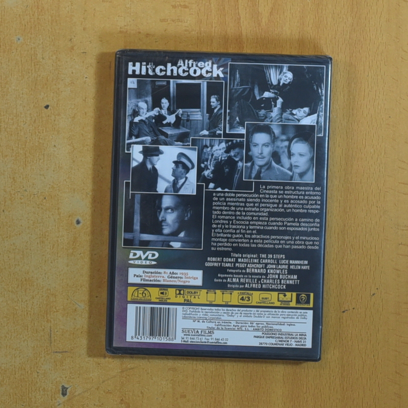 39 ESCALONES - DVD
