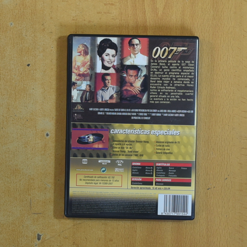007 CONTRA EL DR NO - DVD
