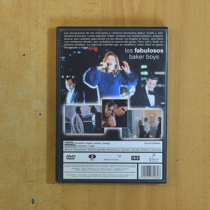 LOS FABULOSOS BAKER BOYS - DVD