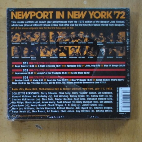 VARIOS - NEWPORT IN NEW YORK 72 - 3 CD