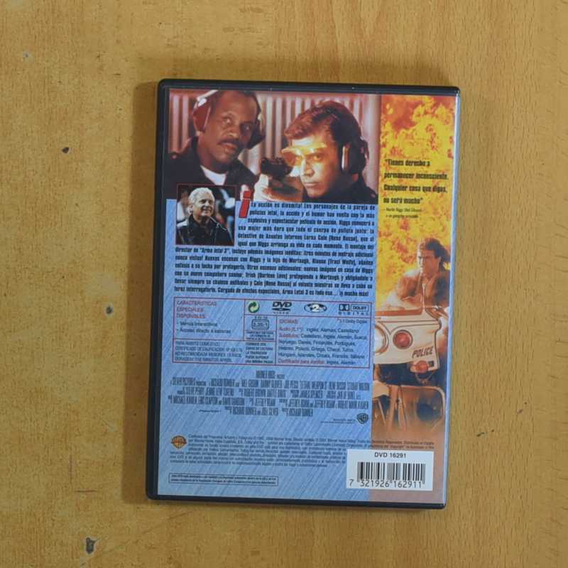 ARMA LETAL 3 - DVD