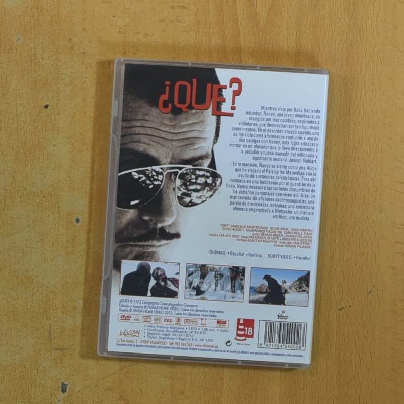 ¿QUÉ? - DVD