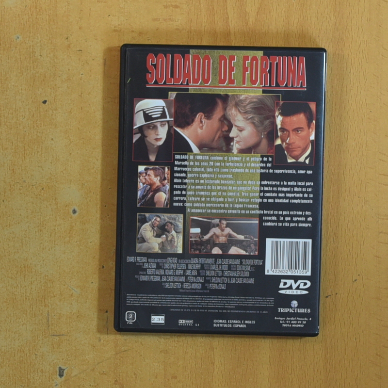 SOLDADO DE FORTUNA - DVD