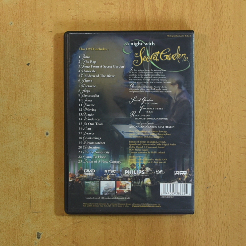 SECRET GARDEN - A NIGHT WITH - DVD