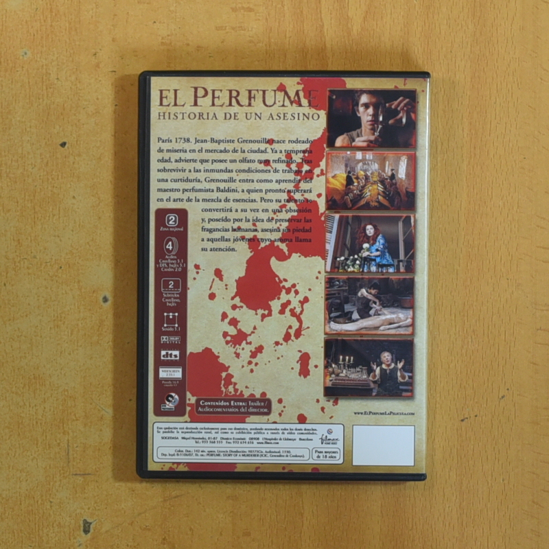 EL PERFUME HISTORIA DE UN ASESINO - DVD