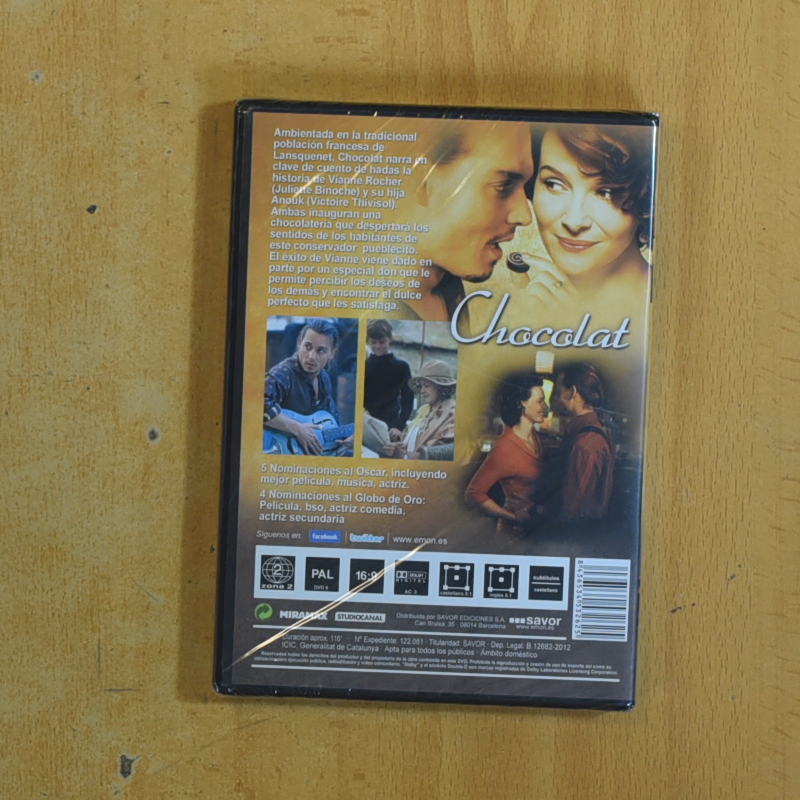 CHOCOLAT - DVD