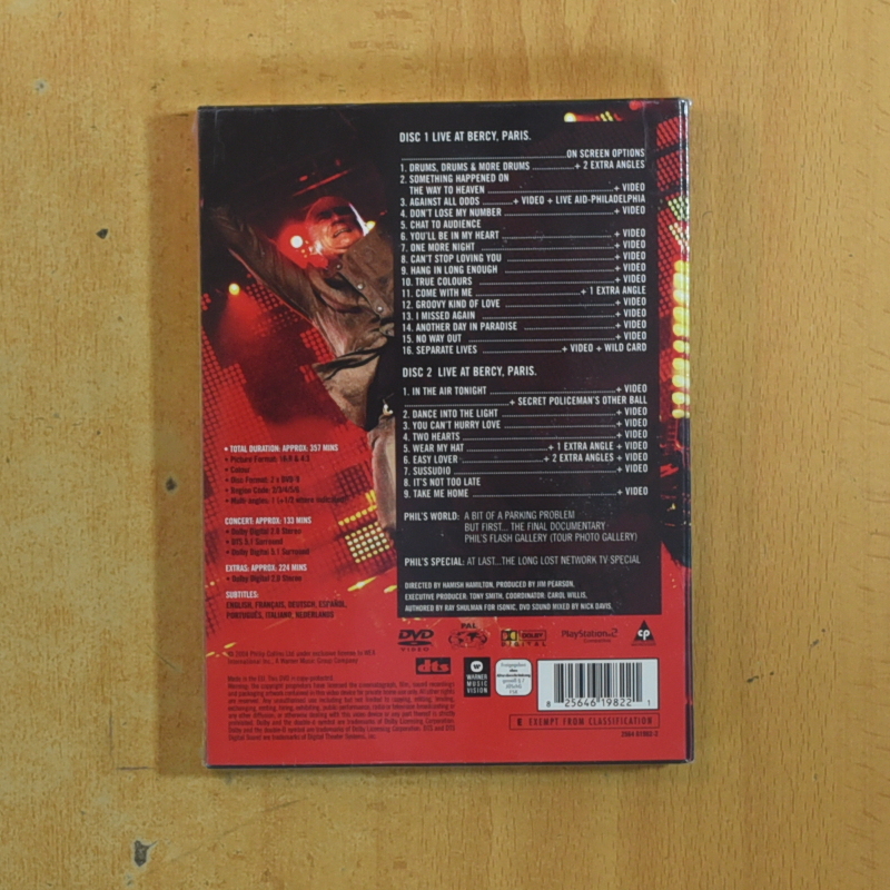 PHIL COLLINS - FINALLY THE FIRST FAREWELL TOUR - DVD