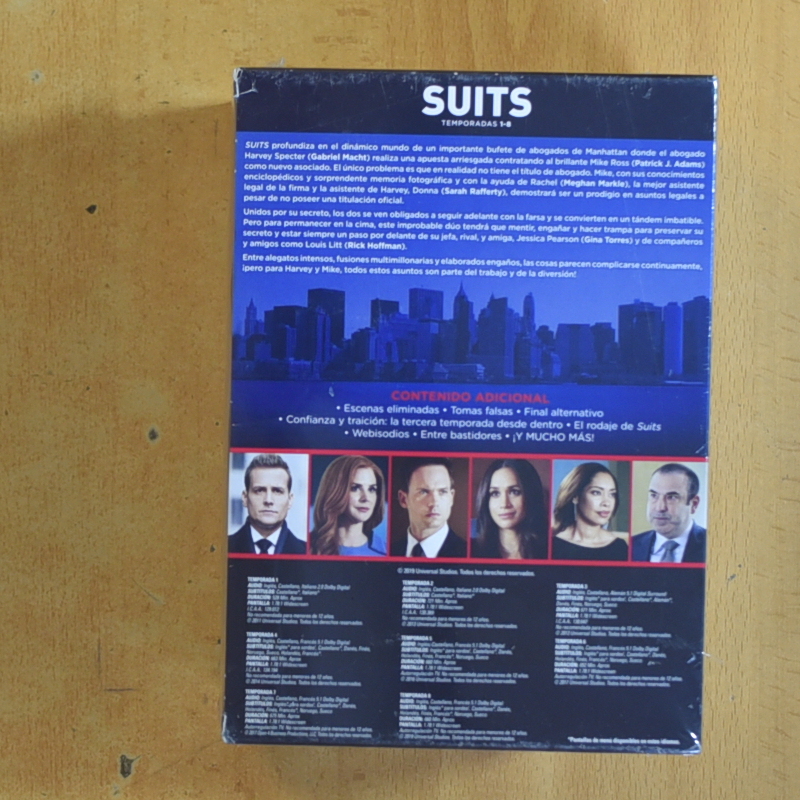 SUITS - TEMPORADAS 1-8 - DVD