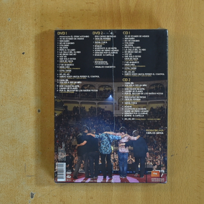 LOS SECRETOS GRACIAS POR ELEGIRME - 2 DVD + 2 CD