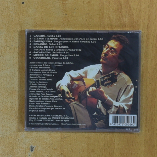 ENRIQUE DE MELCHOR - ARCO DE LAS ROSAS - CD