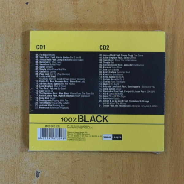 VARIOS - 100 BLACK VOLUMEN QUINCE - 2 CD