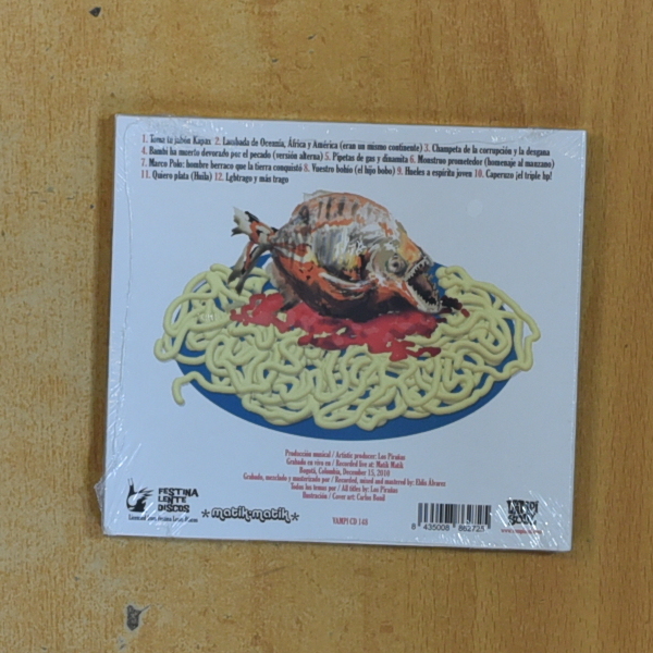 LOS PIRAÑAS - TOMA TU JABÓN KAPAX - CD