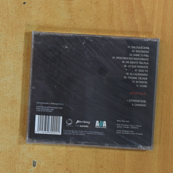NINA PIA - ENLOQUECERIA - CD