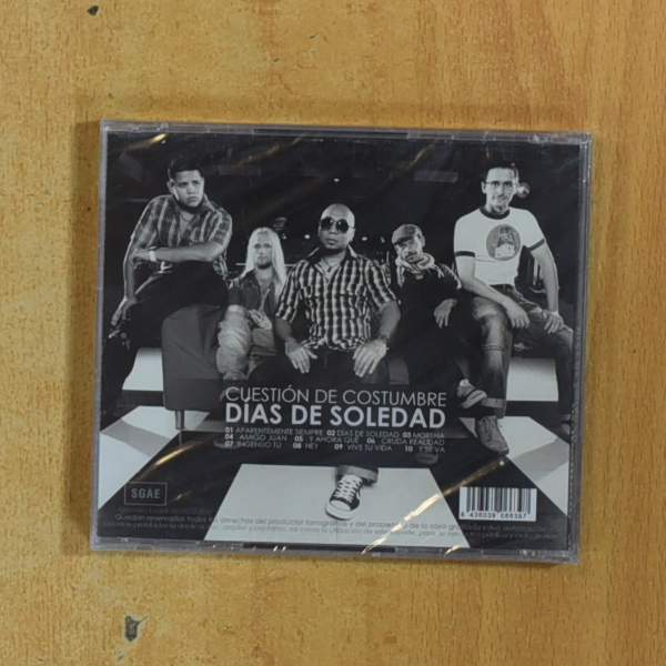 CUESTION DE COSTUMBRE - DIAS DE SOLEDAD - CD