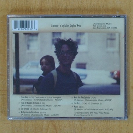 ALEX WEISS QUARTET - MAKE YOUR OWN LIGHTNING - CD