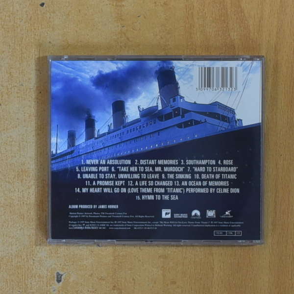 JAMES HORNER - TITANIC - CD