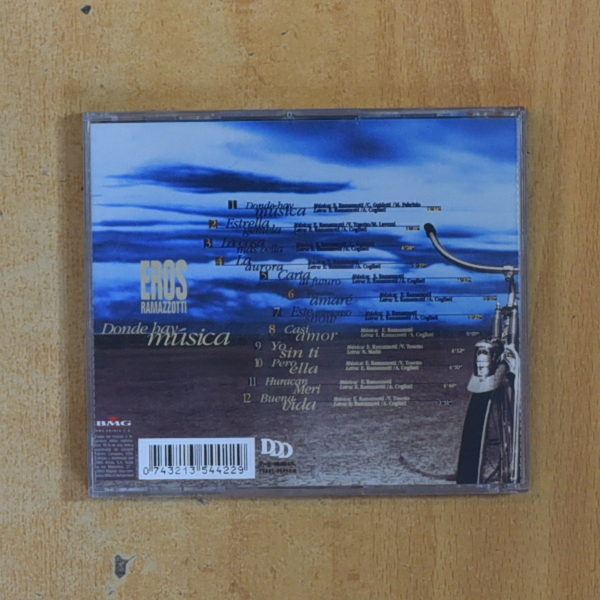EROS RAMAZZOTTI - DONDE HAY MUSICA - CD