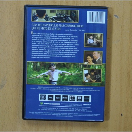 EL NIÃO CON EL PIJAMA DE RAYAS - DVD