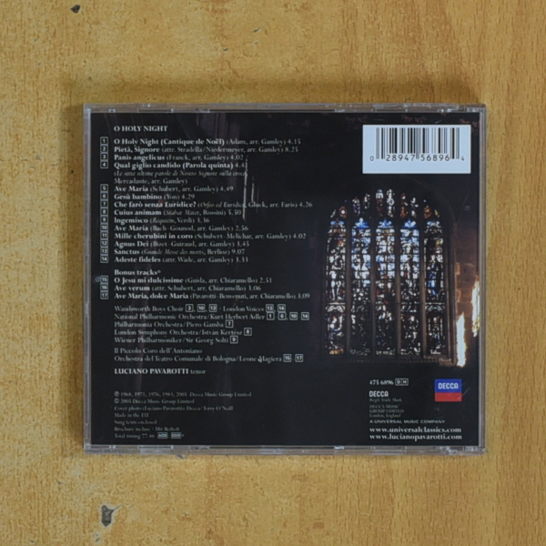 LUCIANO PAVAROTTI - O HOLY NIGHT - CD