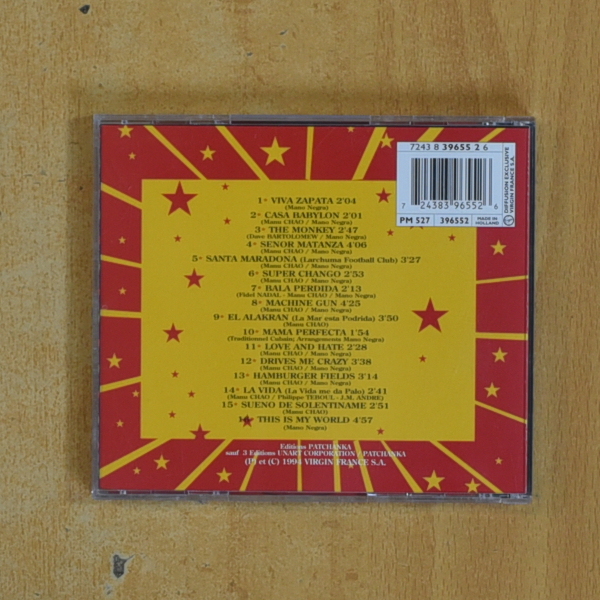 MANO NEGRA - CASA BABYLON - CD