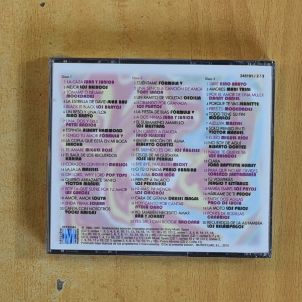 VARIOS - LAS DECADAS DE ORO DEL POP ESPANOL VOL 2 - 3 CD