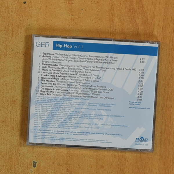 VARIOS - HIP-HOP VOL 1 - CD