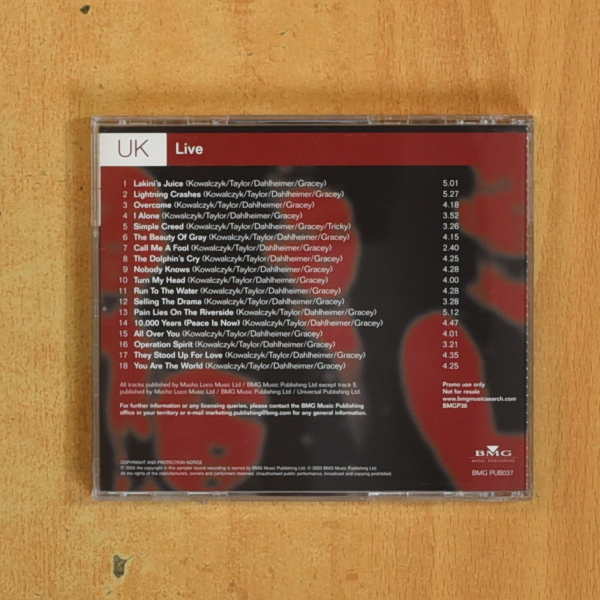 UK - LIVE - CD