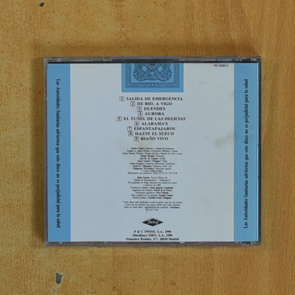 CELTAS CORTOS - SALIDA DE EMERGENCIA - CD
